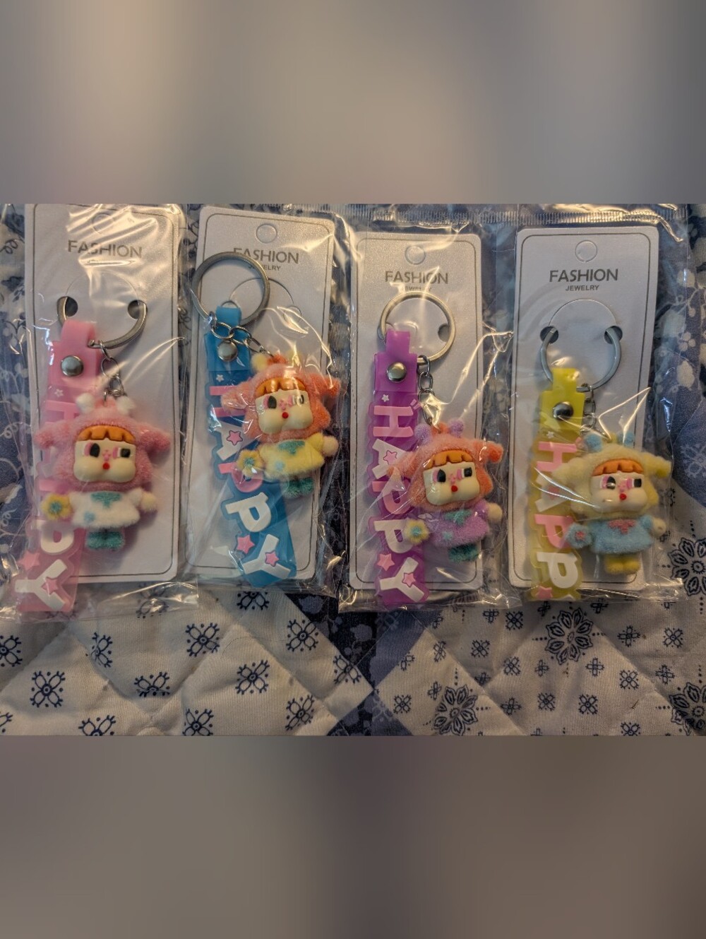 4 Cry Babys Keychain Set